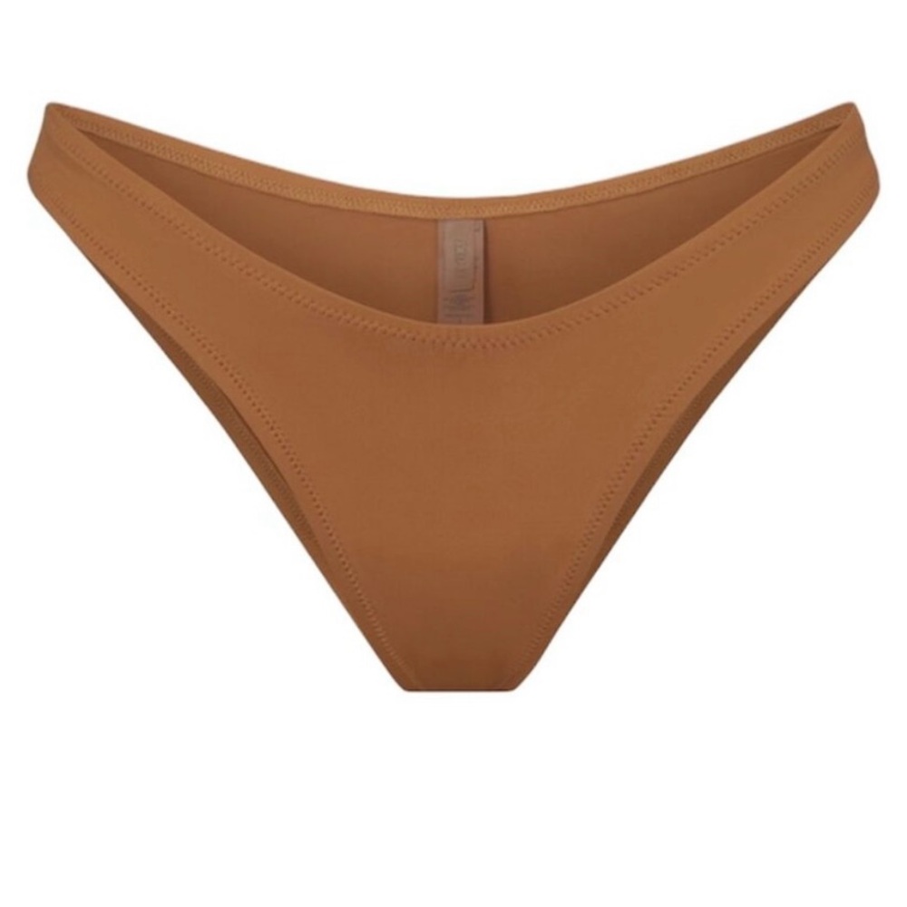 SKIMS tanga Bikini Bottom Almond NWT